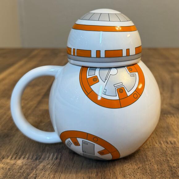 BB8 Droid Star Wars Disney Lucasfilm Ceramic Character Mug w/Lid - Picture 2 of 7